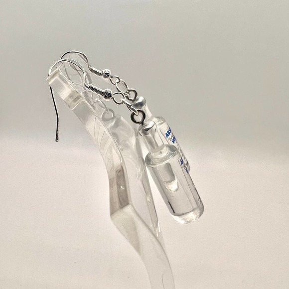 Absolut Vodka Earrings - New Years Eve Earrings - Alcohol Earrings - Picture 5 of 11